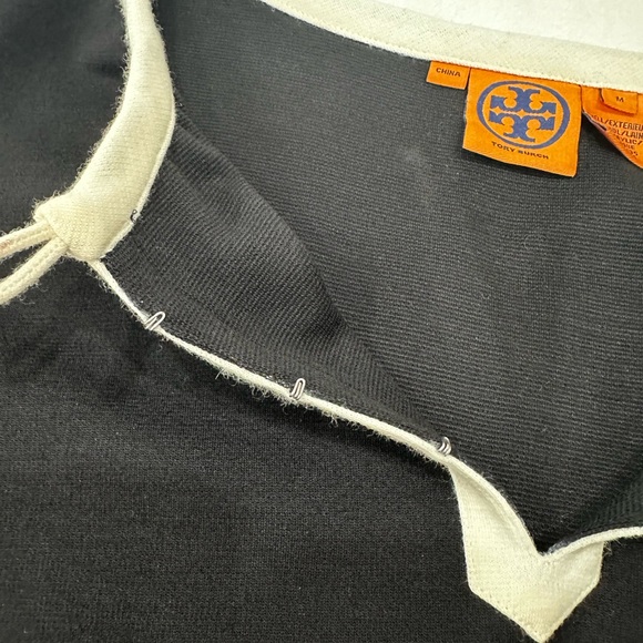 Tory Burch Women's Black Wool Knit Dress Long Sleeve, Size M. - Picture 10 of 13